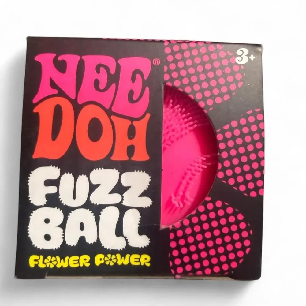 Needoh Fuzz Ball Pink